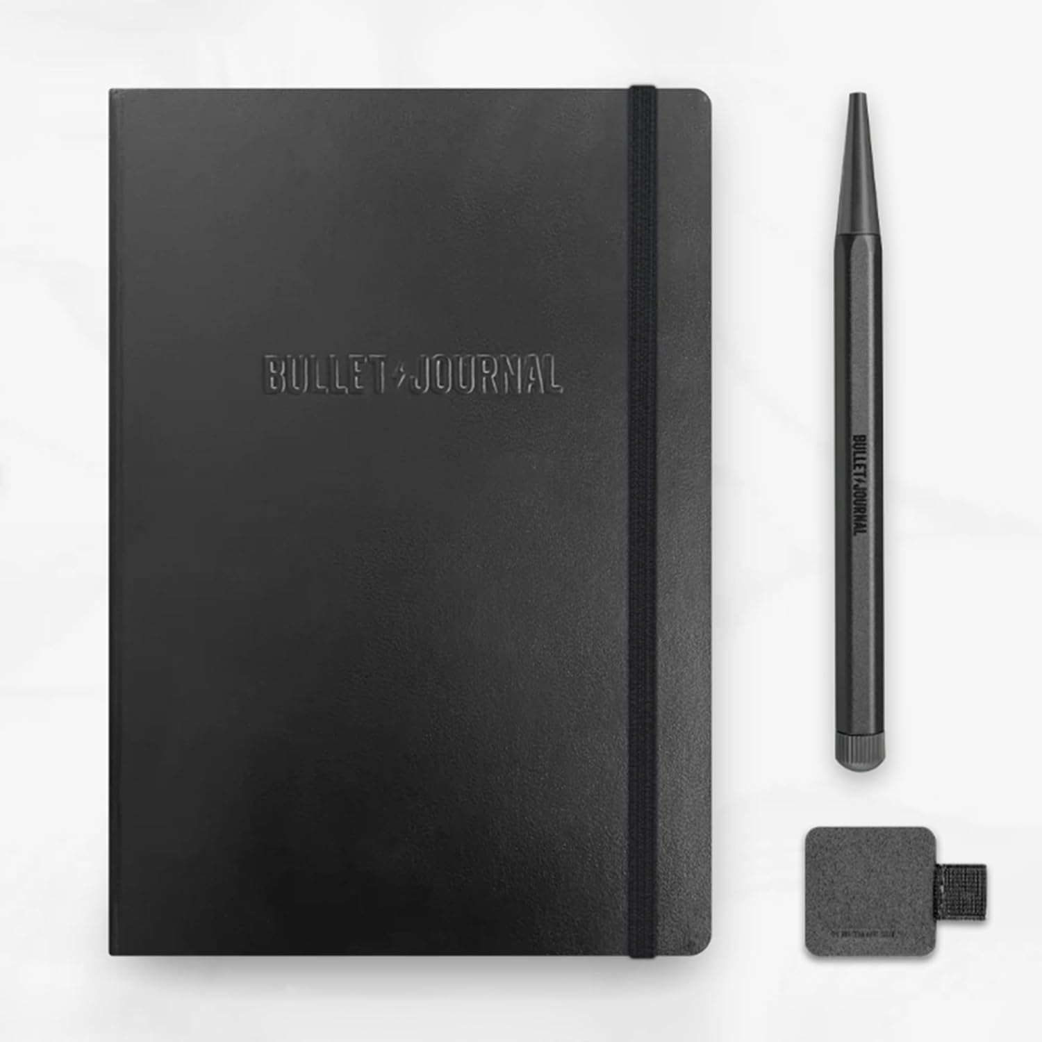 LEUCHTTURM1917 Bullet Journal Stealth Collector's Set - All Black Official BuJo Notebook, Drehgriffel Pen, and Pen Loop - Image 7