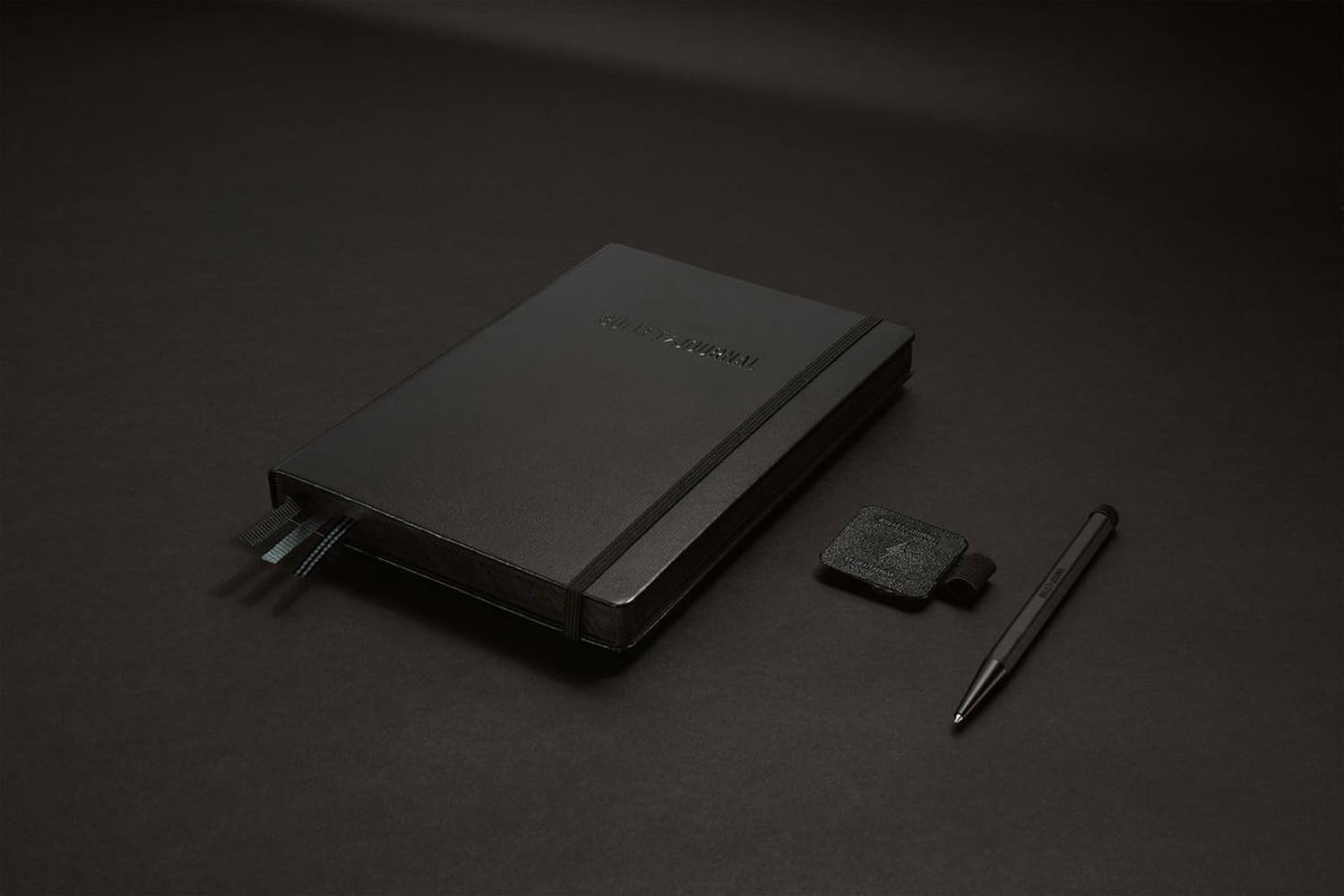 LEUCHTTURM1917 Bullet Journal Stealth Collector's Set - All Black Official BuJo Notebook, Drehgriffel Pen, and Pen Loop - Image 8