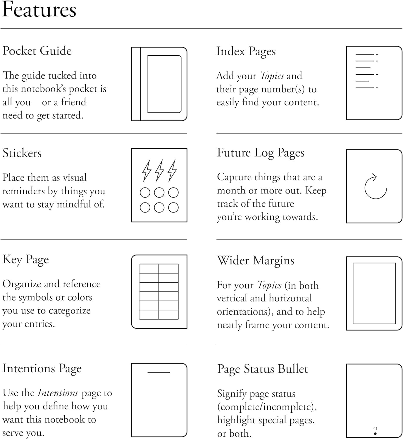 LEUCHTTURM1917 Bullet Journal Stealth Collector's Set - All Black Official BuJo Notebook, Drehgriffel Pen, and Pen Loop - Image 9