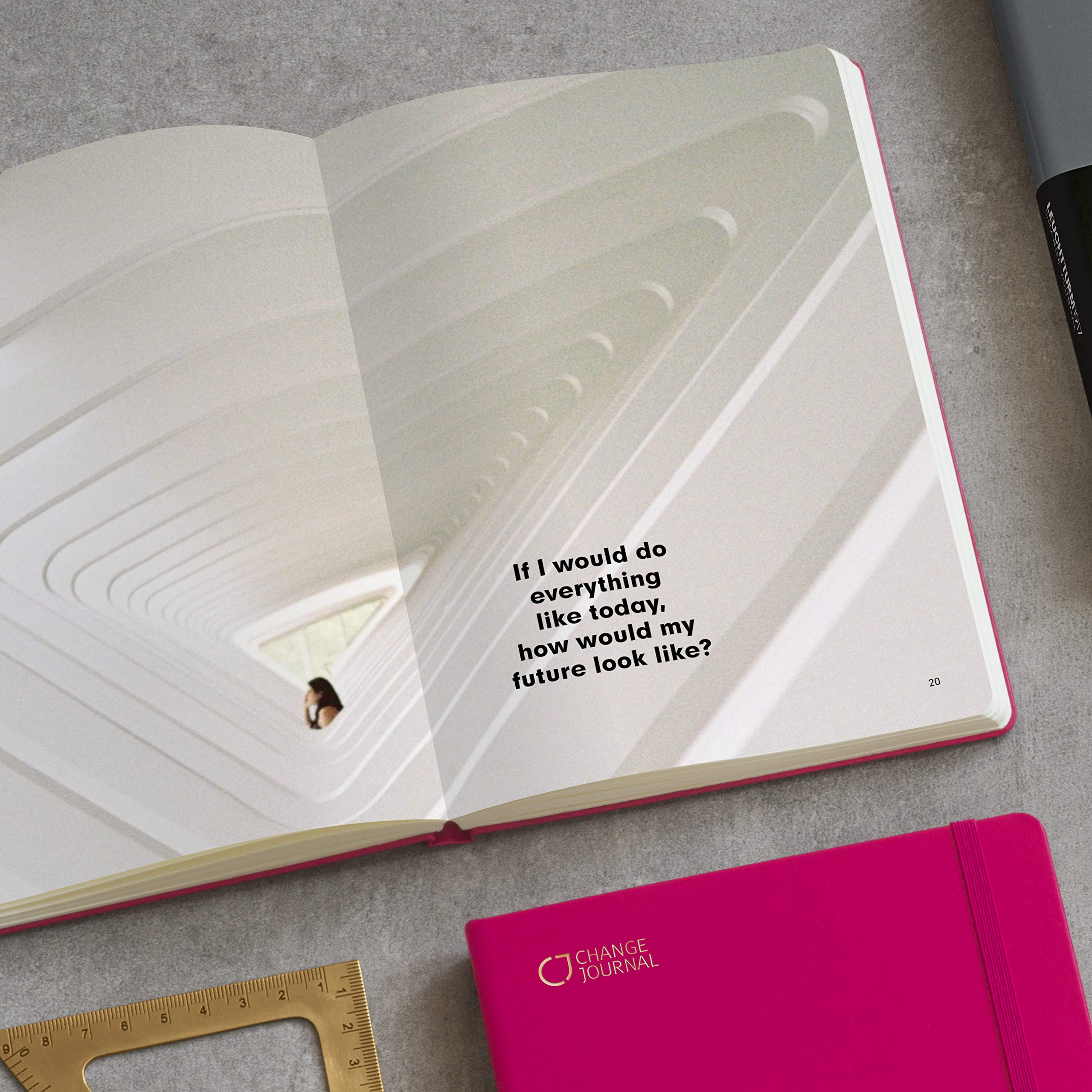 LEUCHTTURM1917 - Change Journal - Notebook Guide with 24 Methods to Help You Improve Your Productivity - 294 pages, (Anthracite) - Image 3