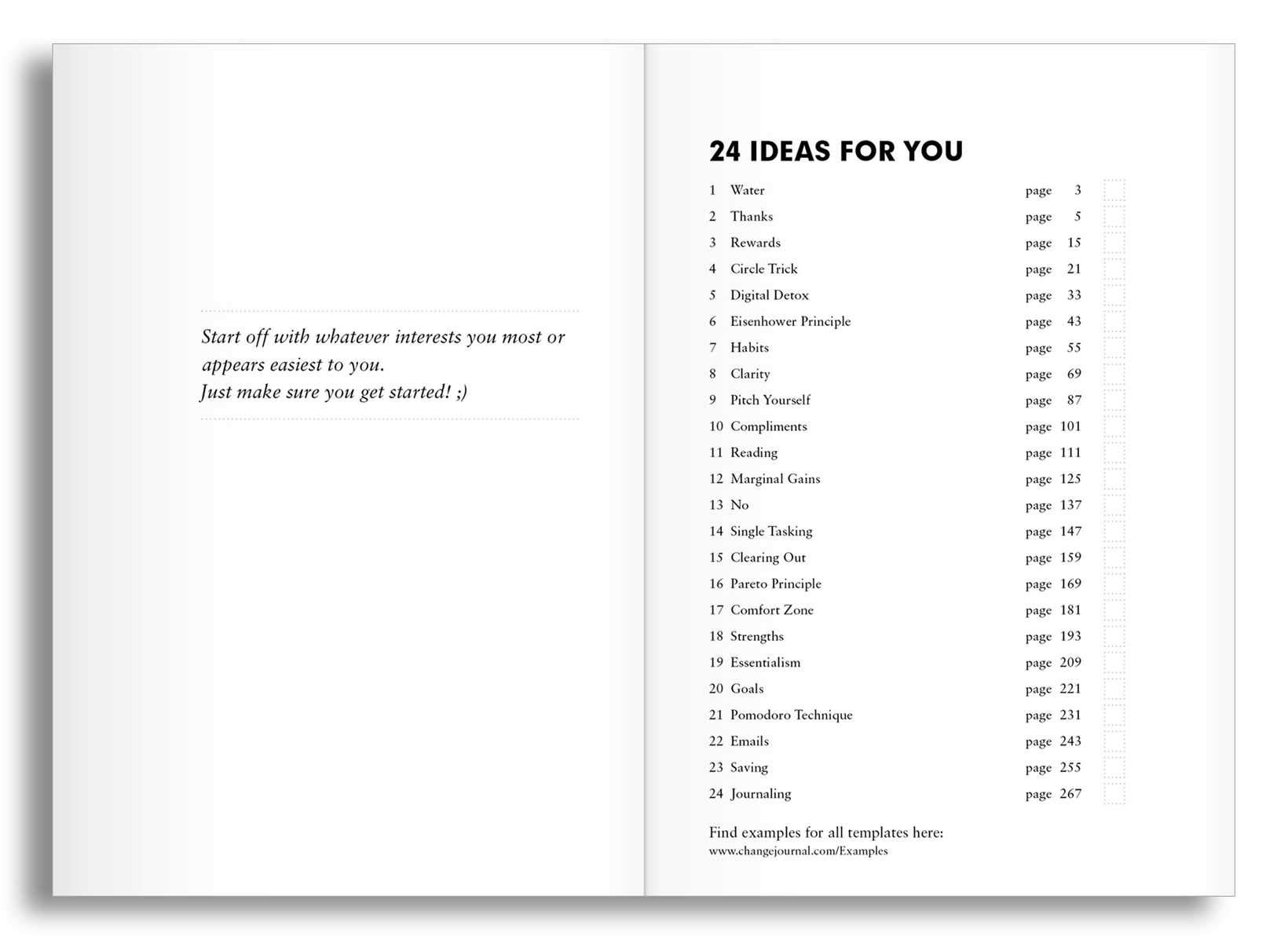 LEUCHTTURM1917 - Change Journal - Notebook Guide with 24 Methods to Help You Improve Your Productivity - 294 pages (Sage) - Image 3