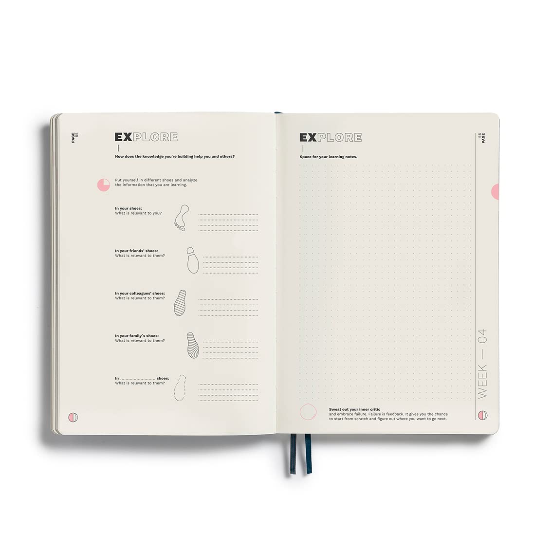 LEUCHTTURM1917 - Cleer Learning Journal - The Ideal Guided Journal, Workbook, and Notebook for Actively Acquiring New Professional and Personal Skills and Knowledge, Pacific Green - Image 5