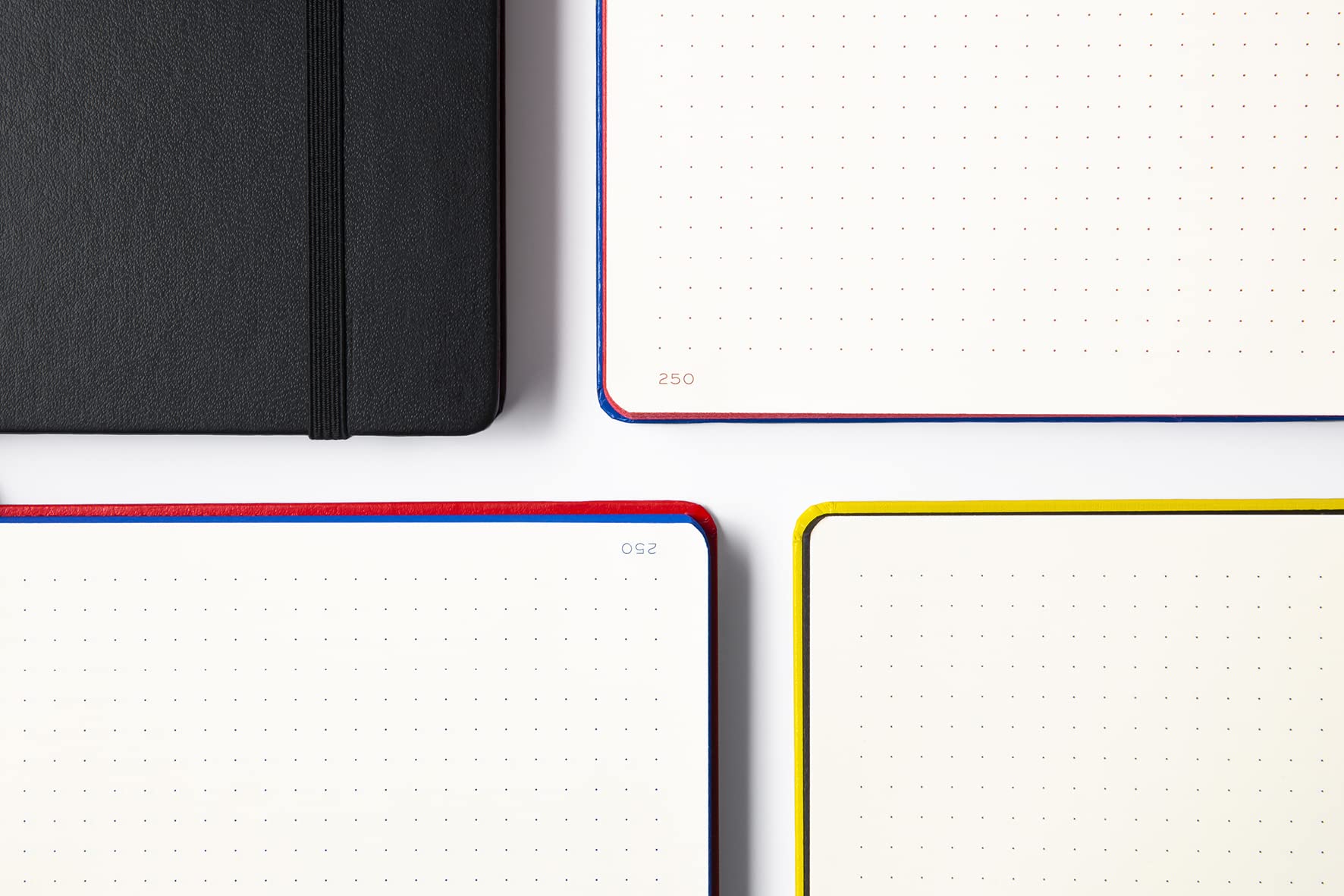 LEUCHTTURM1917 - Dotted Hardcover Notebook Medium A5 Bauhaus Special Edition 251 Numbered Pages for Writing and Journaling (Red) - Image 4