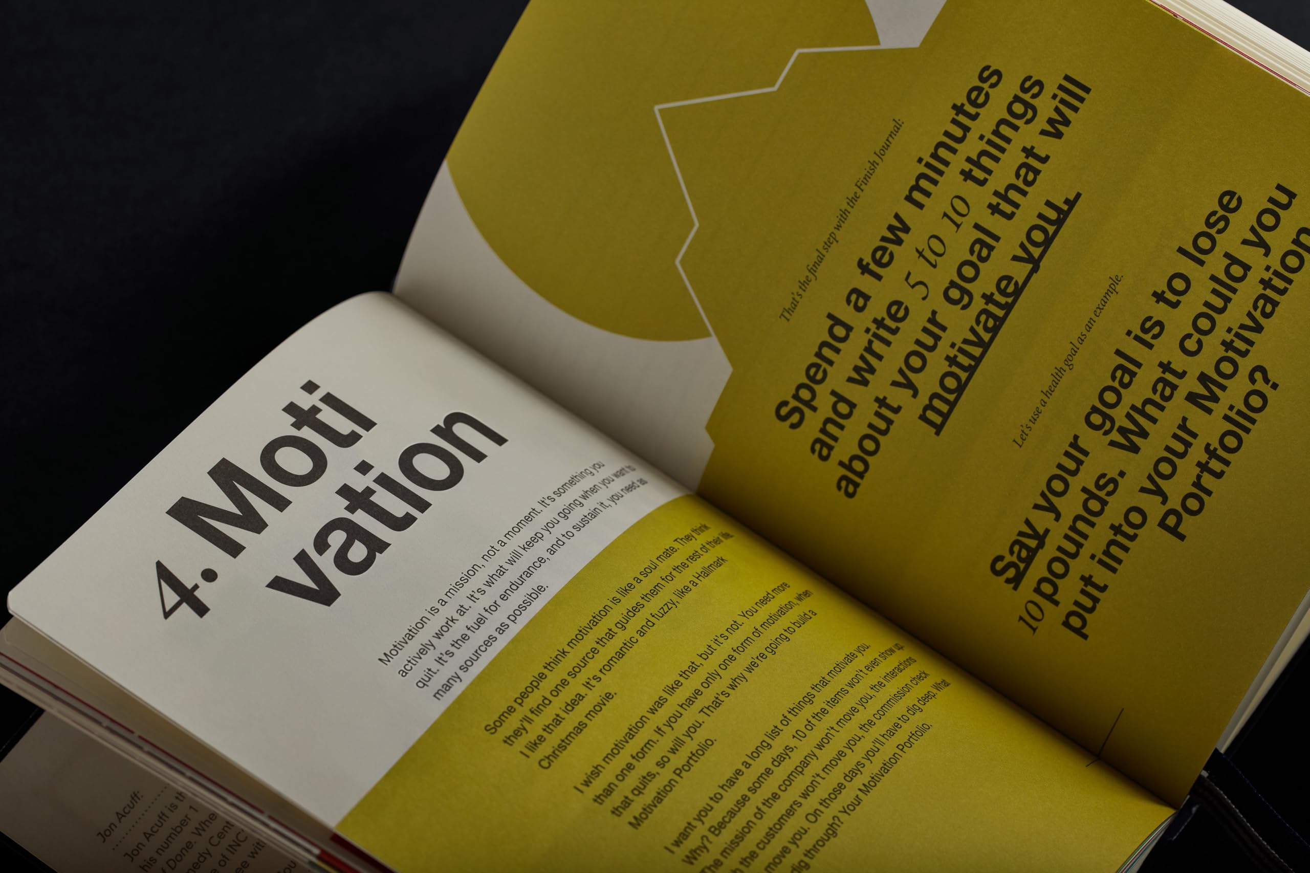 LEUCHTTURM1917 Finish Journal – Goal-Setting Workbook & Planner by Jon Acuff (Medium A5, Navy) - Image 3