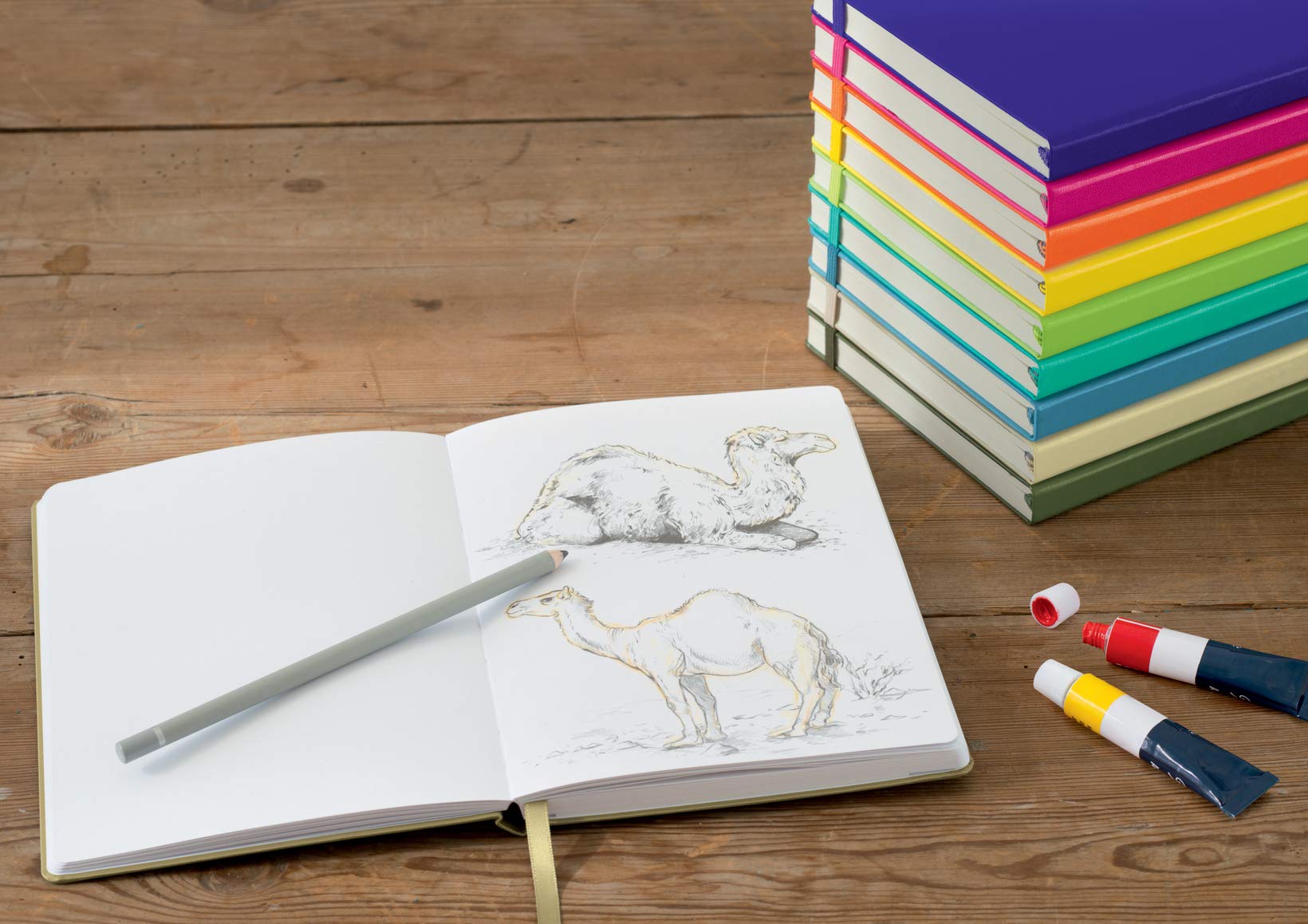 Leuchtturm1917 - Medium A5 Hardcover Sketchbook (Black) - 112 Pages of 150g/m² Paper - Image 5