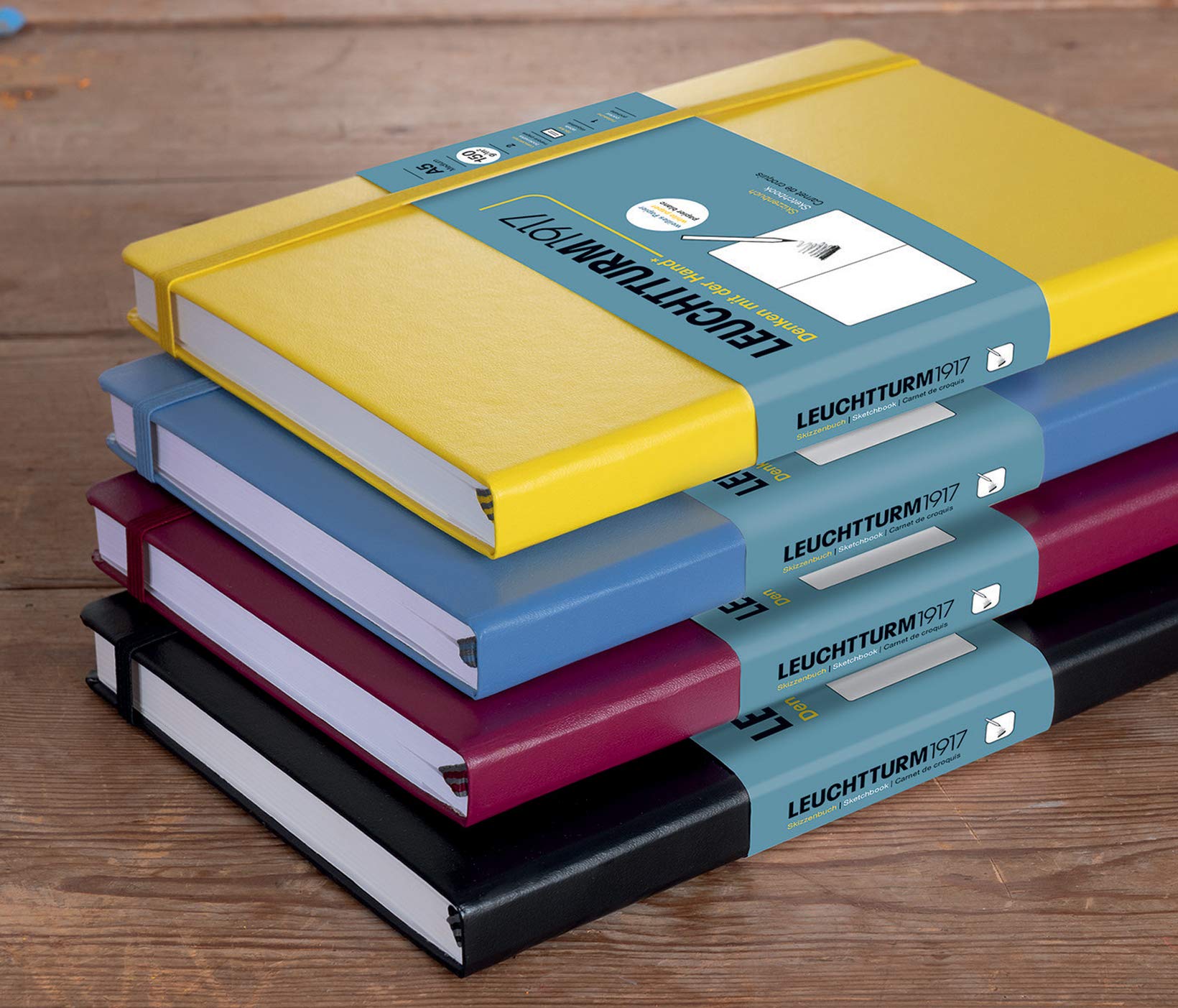 Leuchtturm1917 - Medium A5 Hardcover Sketchbook (Black) - 112 Pages of 150g/m² Paper - Image 7