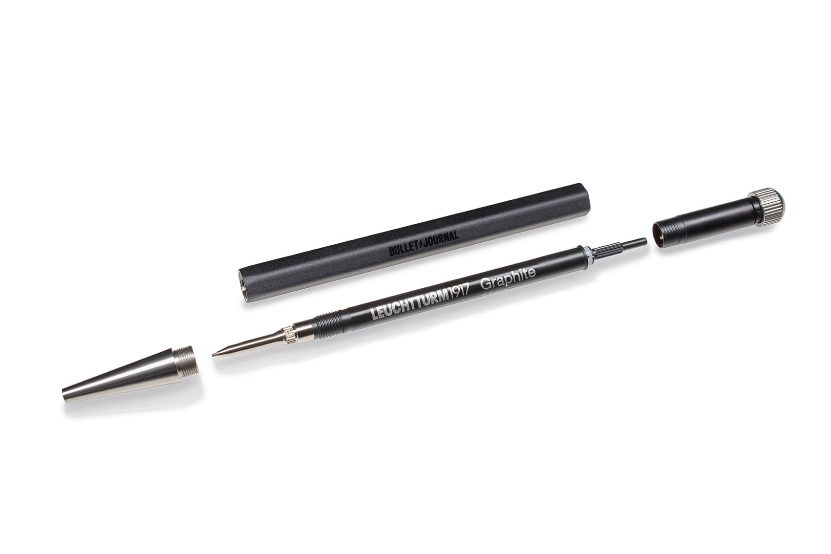 LEUCHTTURM1917 Official Bullet Journal Mechanical Pencil Special Edition Drehgriffel Nr. 2 - Built for BuJo - Mechanical Twist Stylus Pencil with 0.7 mm Pencil Leads Included (Black) - Image 5