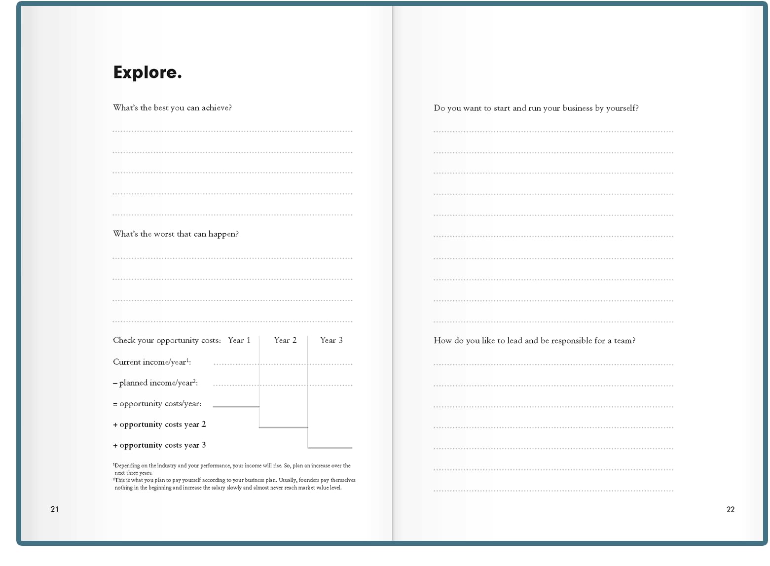 LEUCHTTURM1917 Start-up Journal, Hardcover, 294 Numbered Pages, Stone Blue (363844) - Image 10