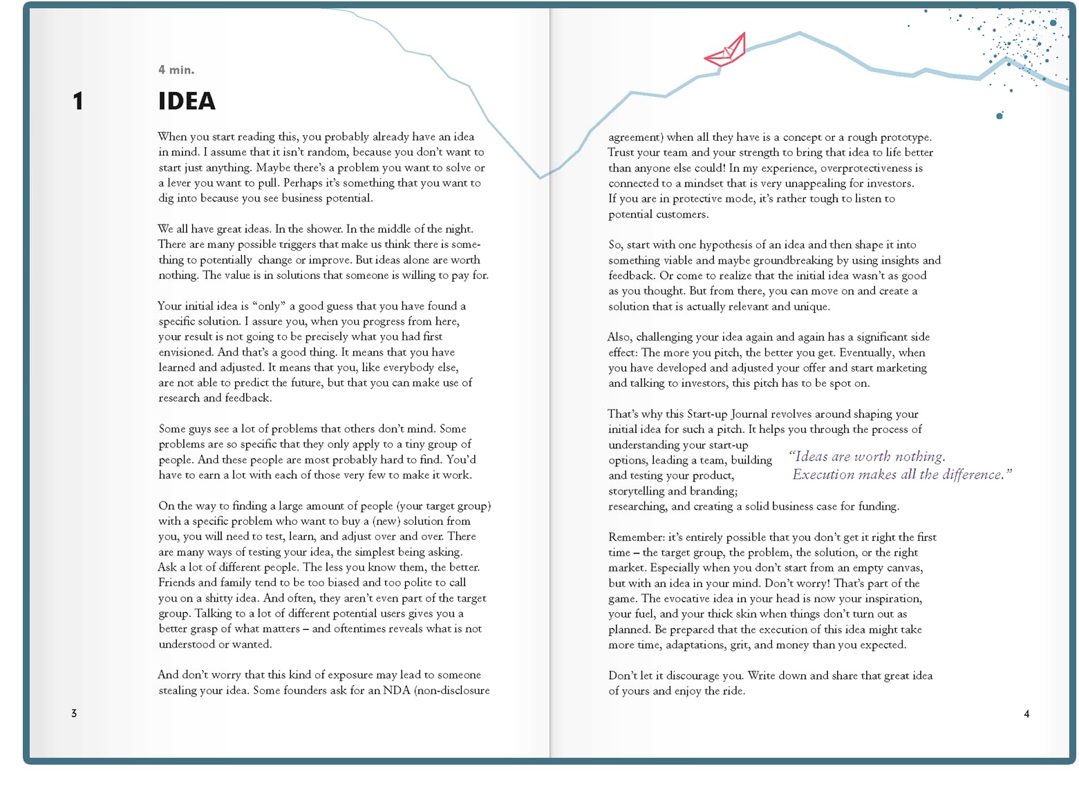 LEUCHTTURM1917 Start-up Journal, Hardcover, 294 Numbered Pages, Stone Blue (363844) - Image 5