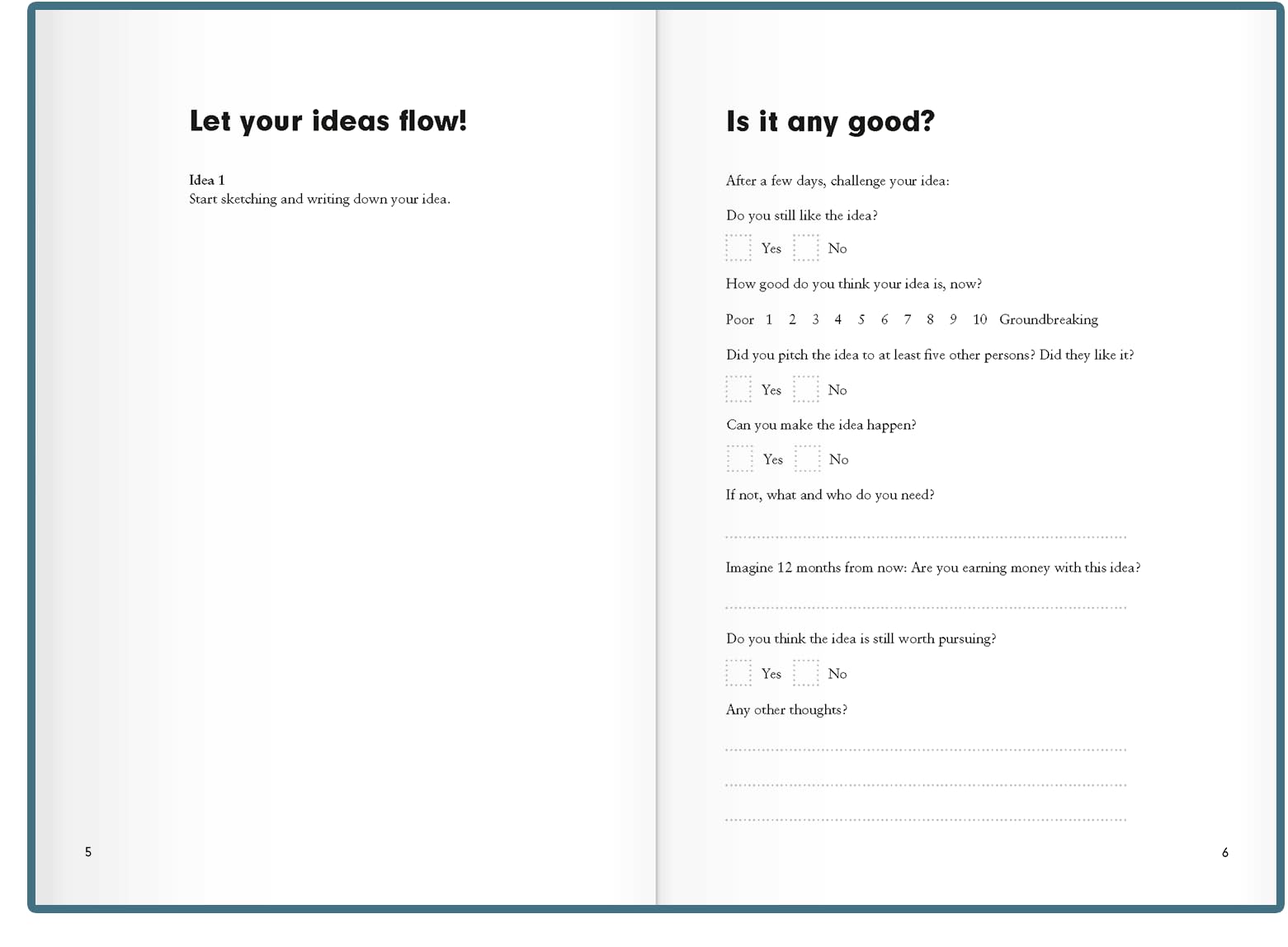 LEUCHTTURM1917 Start-up Journal, Hardcover, 294 Numbered Pages, Stone Blue (363844) - Image 6